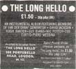 The Long Hello cover