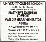 UCL gig